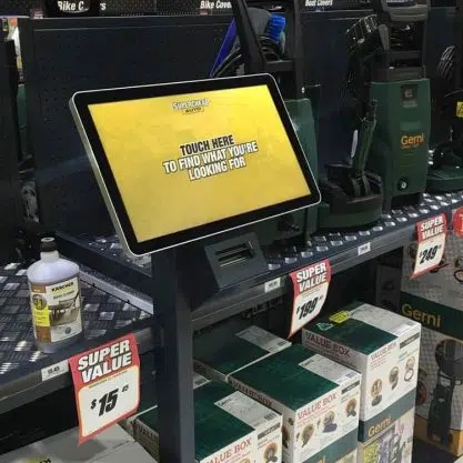 INDT215 21.5" Touchscreen Retail Endless Aisle Supercheap Auto