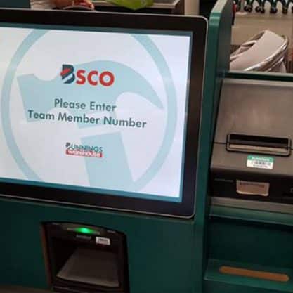 INDT170-AG 17" Touch Screen Retail Self Check-out Bunnings