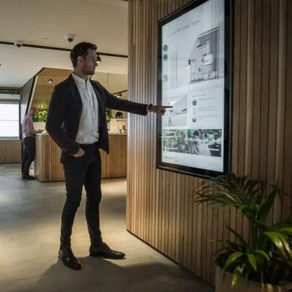 INDT550 55 Touchscreen Retail Banking Suncorp