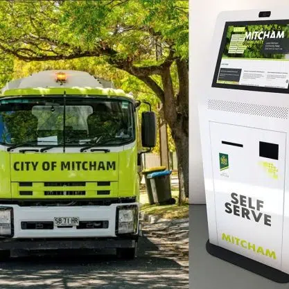 KIO190VRT 19" Kiosk Mitcham Council Self-service
