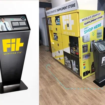 KIO215L 21.5" Kiosk Retail Self-order Fit Nutrition Fix