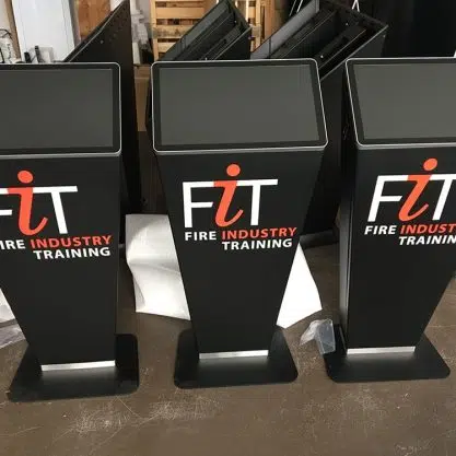 KIO215L 21.5" Kiosk Education Fire Industry Training