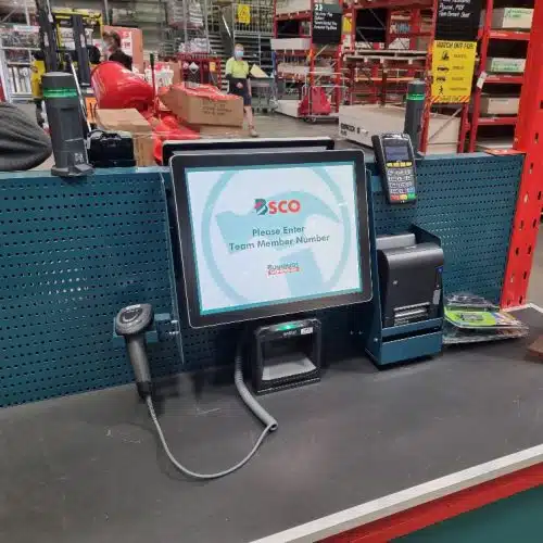 Touch Screen Monitors Retail Self Check-out Bunnings