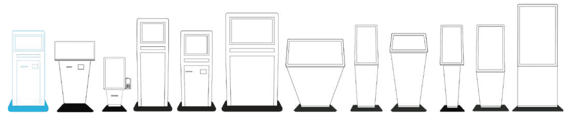 Kiosk range lineup